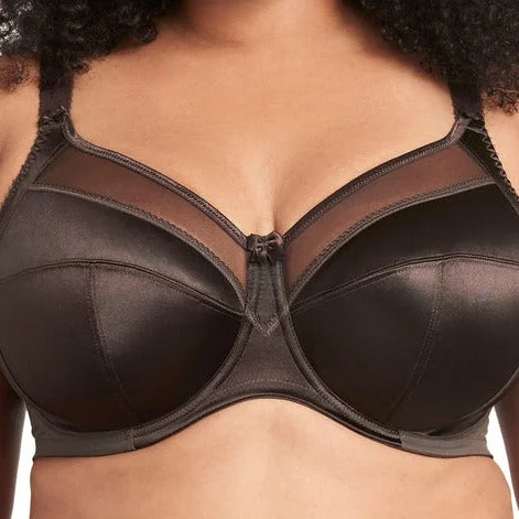 plus-size minimizer underwire braGODDESS KEIRA UW BRA CHOCOLATE