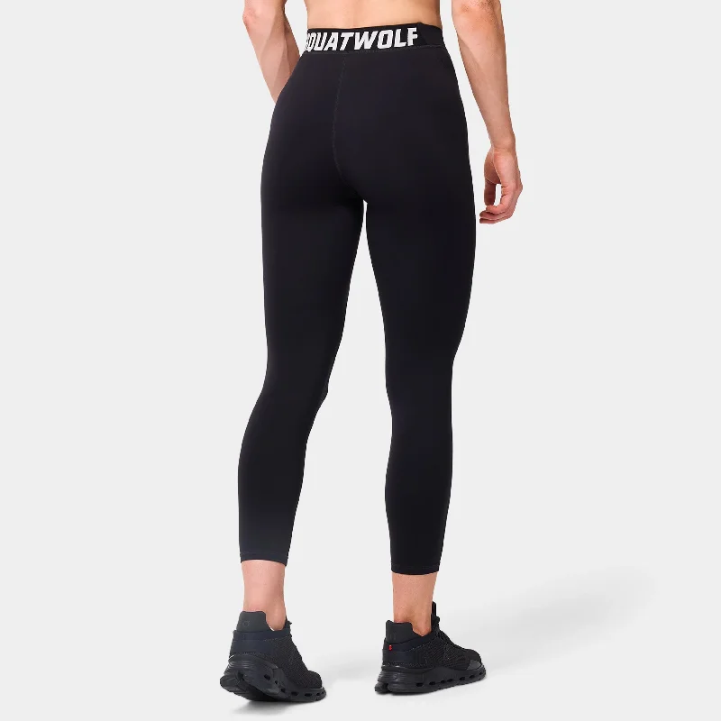 Wordmark 24" Leggings - Black