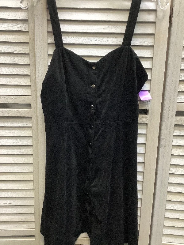 Women's Narrow-Neck DressesBlack Dress Casual Short Forever 21, Size M