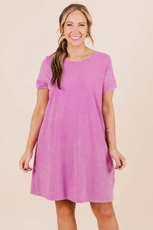 Women's Cut-Out DressesDay Out Dress, Magenta