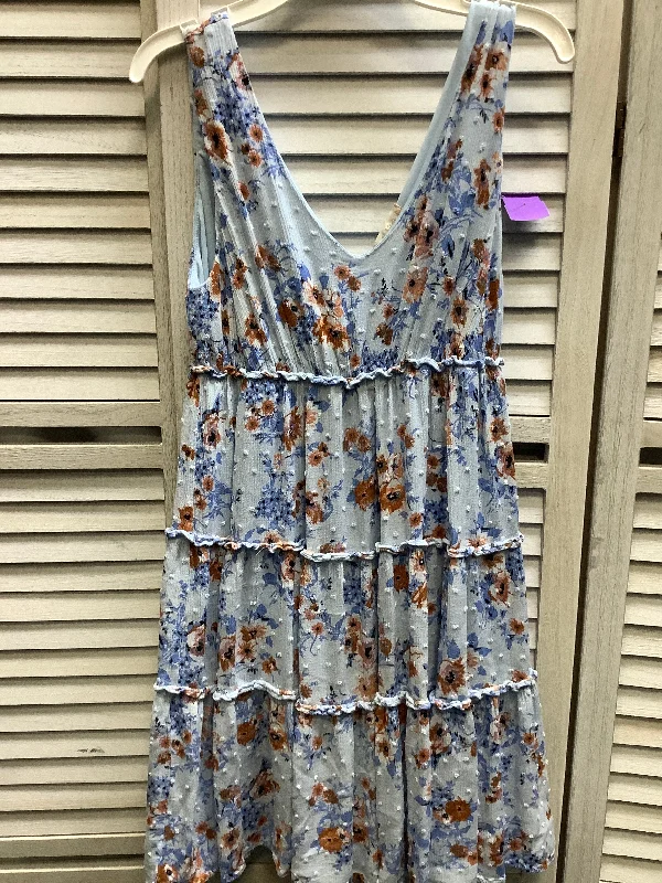 Women's Square Collar DressesFloral Print Dress Casual Short Altard State, Size S