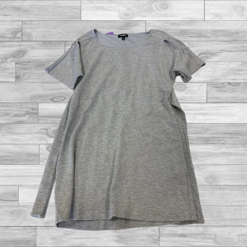 Women's Short-Sleeve DressesGrey Dress Casual Short Express, Size Xs