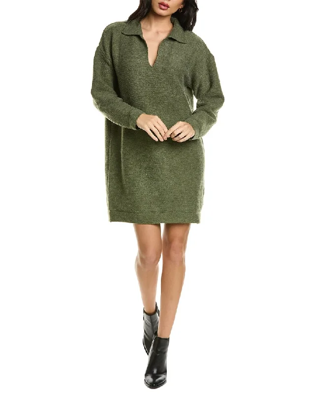 Women's Cotton SweatersANNA KAY Wool-Blend Sweaterdress