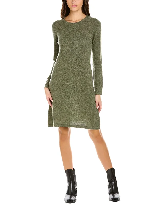 Women's Fisherman's SweatersForte Cashmere Crewneck Sweaterdress