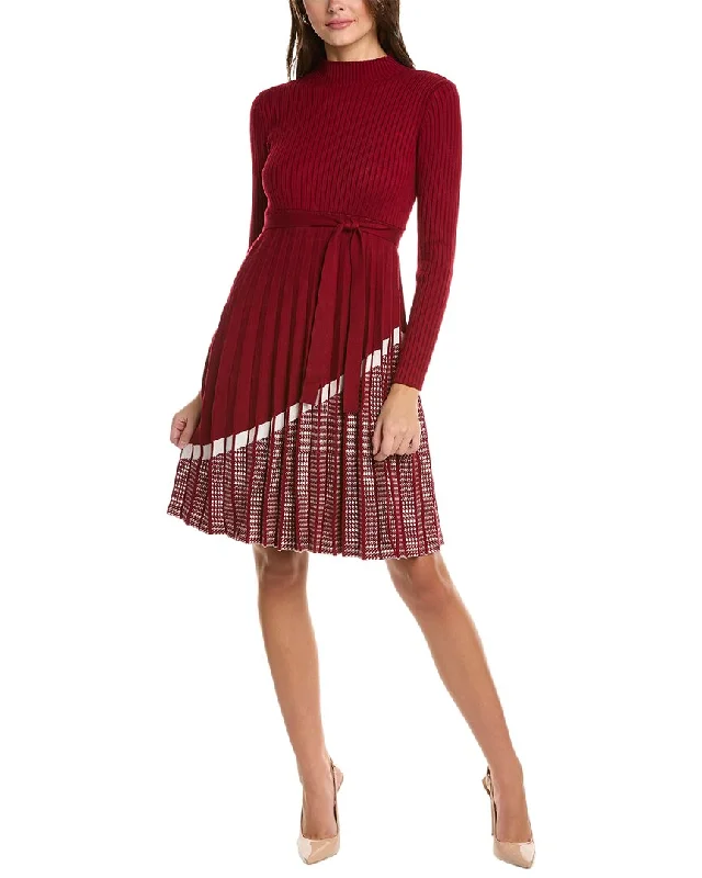 Women's Estonian Wool SweatersMoonsea Pleated Sweaterdress