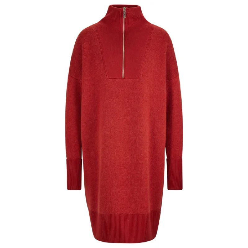 Women's Longline SweatersRelaxed-fit sweater dress in a wool blend