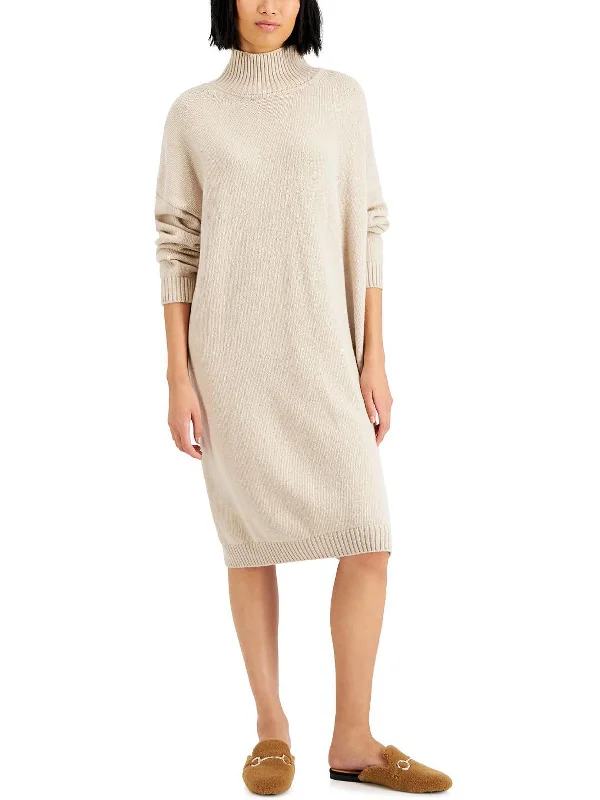 Women's Bulgarian Wool SweatersWomens Wool Knee-Length Sweaterdress